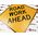 Road Work Ahead Diamond Sign 33