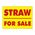 Straw For Sale Yard Sign R&Y Image 1