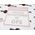 Vehicle Monitored by GPS Decal Image With Transfer Tape Applied