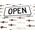 Closed Open Folding Aluminum Sign Image 3