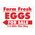 Farm Fresh Eggs R&W Left arrow sign image