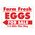 Farm Fresh Eggs R&W Left arrow sign image