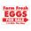 Farm Fresh Eggs R&W Right arrow sign image