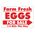 Farm Fresh Eggs R&W Right arrow sign image