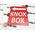 Directional 8"h x 6.5"w Aluminum Knox Box Left Arrow 
Sign Image