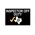 Inspector Off Duty Black and White 12x18 sign image