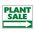 Plant Sale Right Directional sign image