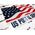 U.S. Postal Service Flag 14x24 reflective magnetic sign image