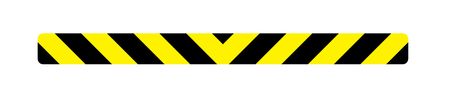 Caution stripe magnetic image 3x36 V