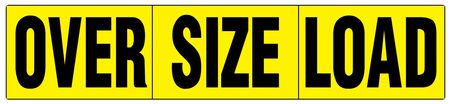 Over Size Load magnetic sign image