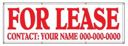 For Lease 48 x 144 banner image