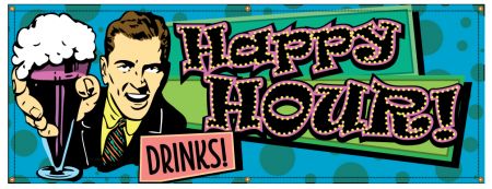 Happy Hour Retro banner image