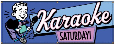 Karaoke Saturday Retro banner image