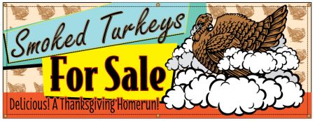 ThanksGiving Turkey Retro banner image