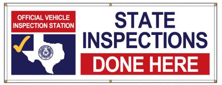 State Inspections Done Here Texas banner image