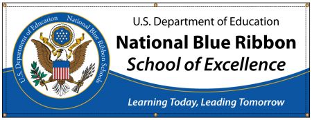 Blue Ribbon School banner image