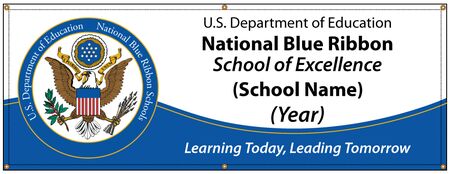 Blue Ribbon School Name and Year banner image