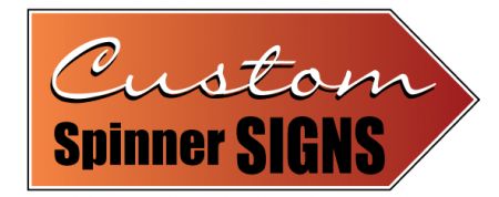Custom spinner sign image