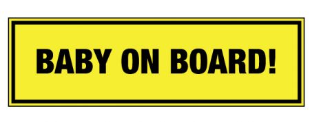 Baby on Board decal image