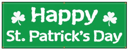 Happy St Patrick's Day banner image