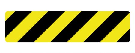 Caution stripe magnetic image