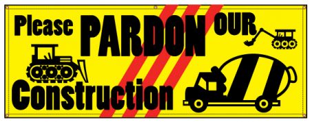 Please Pardon Our Construction banner image