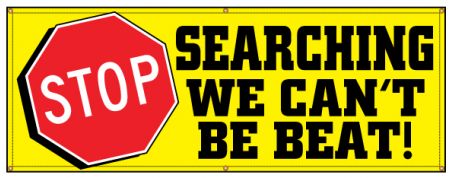 Stop Searching We can't Be Beat banner image