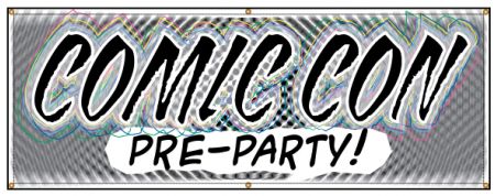 Comic Con Pre Party banner image