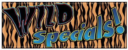 Wild Specials tiger banner image
