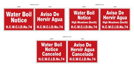 Harris County 18x24 Aluminum Sign Image