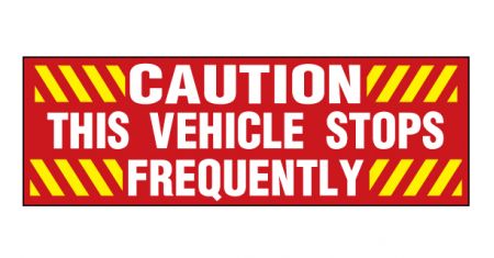 Stops Frequently decal image 2
