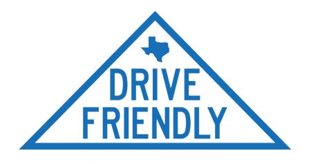 Drive Friendly decal sign image