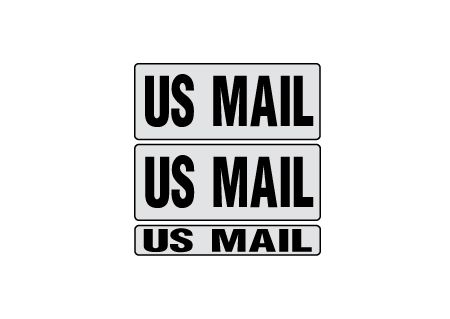 US Mail gray 9x22 kit magnetic image