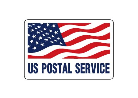 U.S. Postal Service Flag 12x18 magnetic sign image