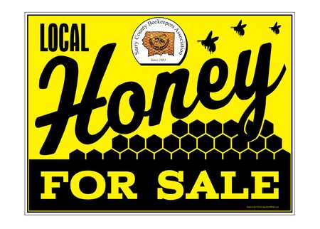 Local Honey For Sale SCBA Logo 18" x 24" Coroplast