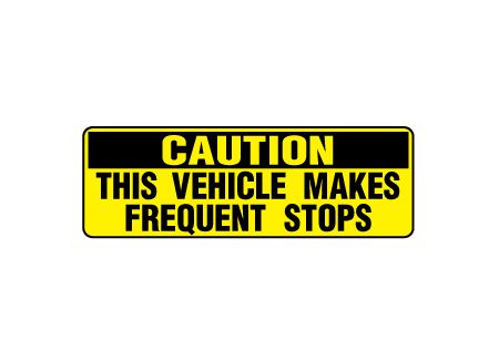 Caution Frequent Stop image