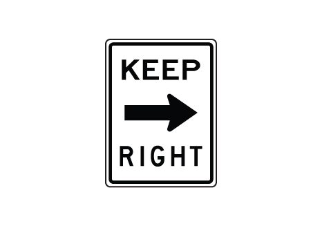 Keep Right image