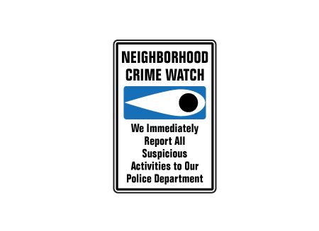 Neighborhood watch sign