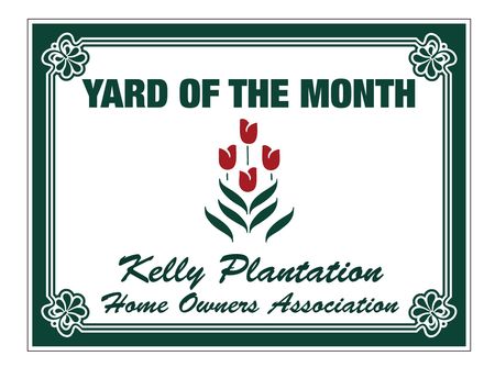 YOTM Kelly Plantation Home Owners Association Coroplast Sign Image