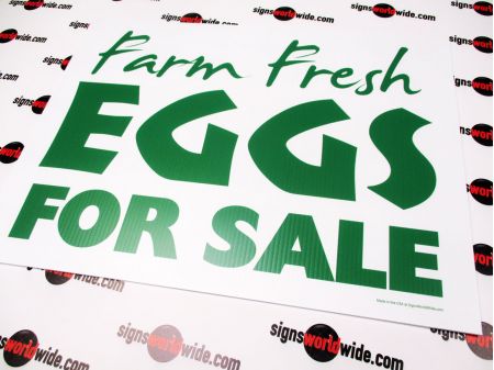 Farm Fresh Eggs G&W 1