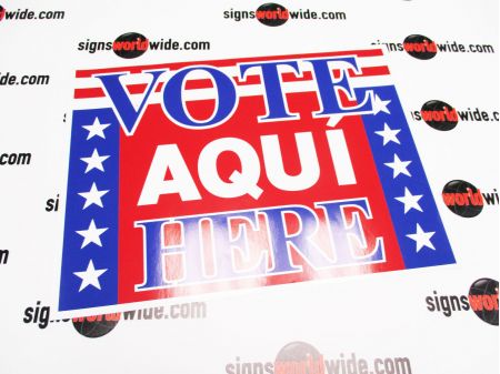 Vote Aqui Here decal image