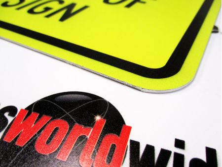 sign sharp edges caution aluminum safety signs traffic touch