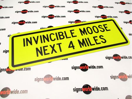 Invincible Moose Sign Image 1