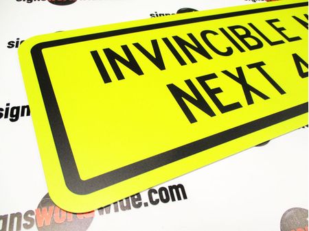 Invincible Moose Sign Image 2