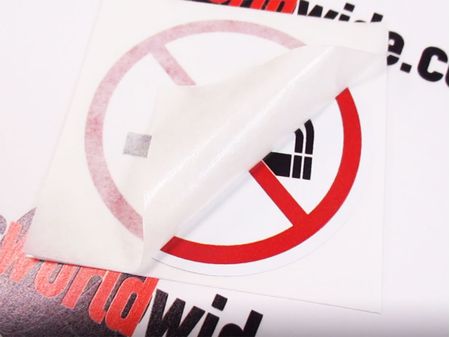 No Smoking 3 inch decal image