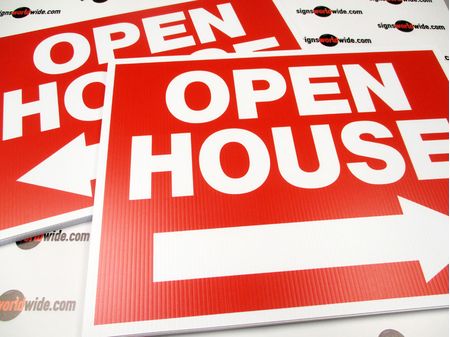 Open House Signs