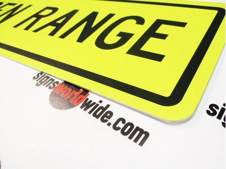 Open Range 8x24 Aluminum Sign Image 2