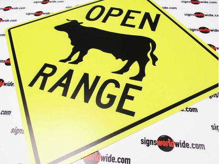 Open Range Diamond Sign Image 1