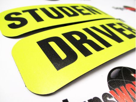 Student Driver 2x6 Sign Image 3