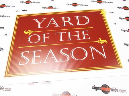Yard of the Season sign image 1